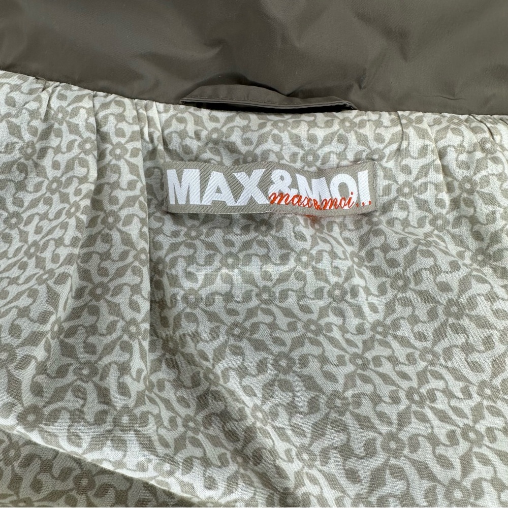 Max & Moi Coat Patterned Lining Fall Green Jacket… - image 6